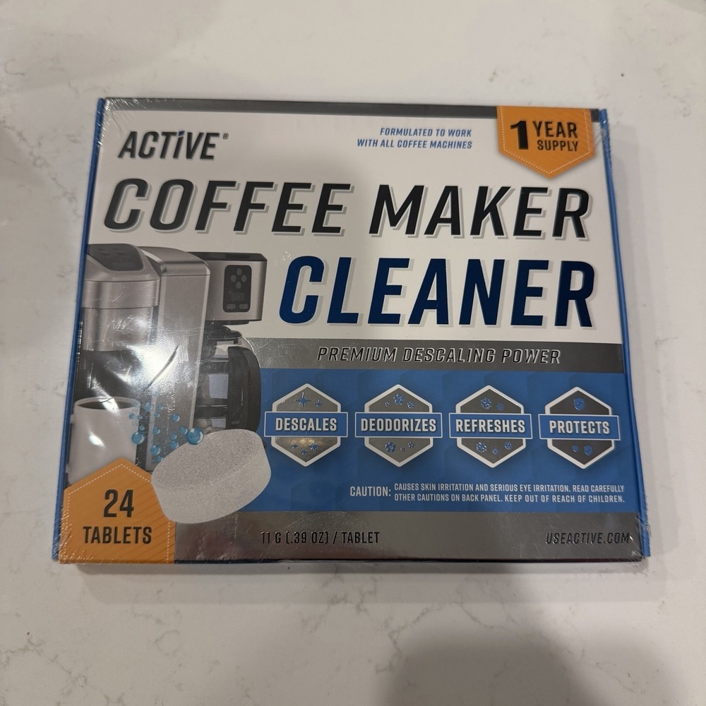 Coffee Machine Cleaner Descaler Tablets -24 Count, Compatible With Nespresso New
